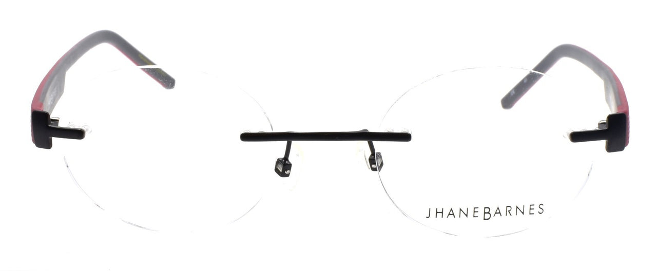 Jhane Barnes Subset 16 GM Eyeglasses Frames Rimless 45-20-150 Dark Gunmetal