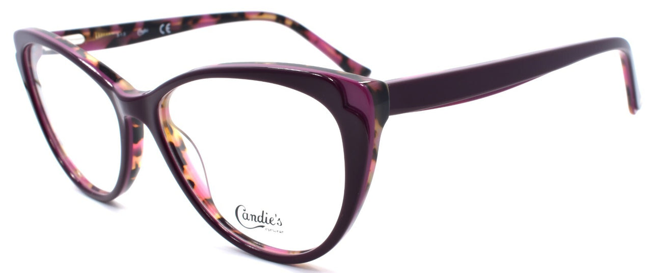 Candie's CA0189 081 Women's Eyeglasses Frames Cat Eye 53-15-140 Shiny Violet