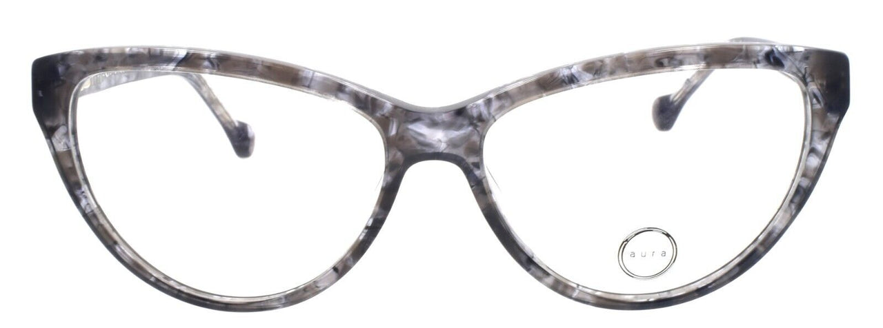 Aura Eyewear Talullah Women's Eyeglasses Frames Cat Eye 56-15-140 Gray Havana