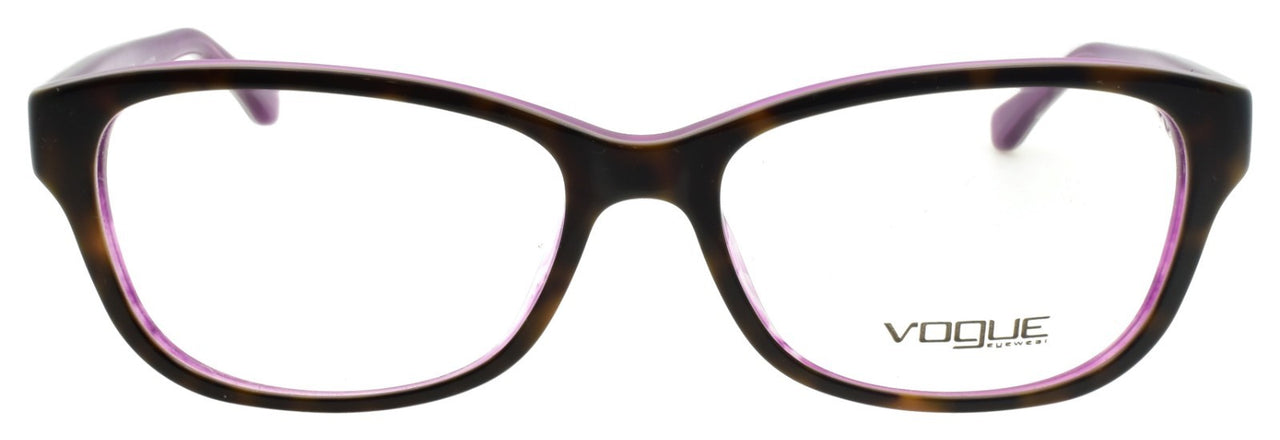 Vogue VO 2814 2019 Women's Eyeglasses Frames 53-16-135 Havana / Violet Pearl