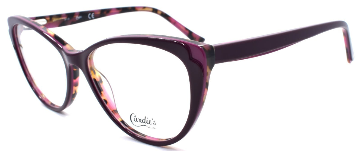Candie's CA0189 081 Women's Eyeglasses Frames Cat Eye 53-15-140 Shiny Violet