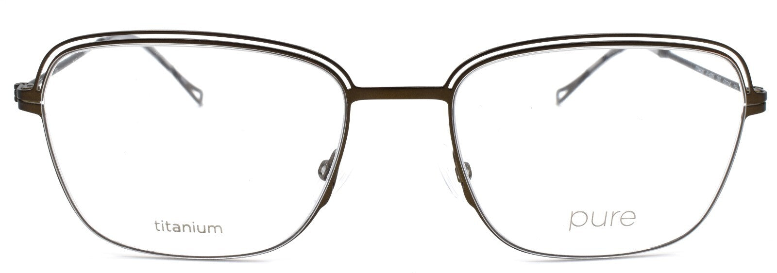 Airlock Pure P-5005 210 Women's Eyeglasses Titanium 53-18-135 Satin Brown1