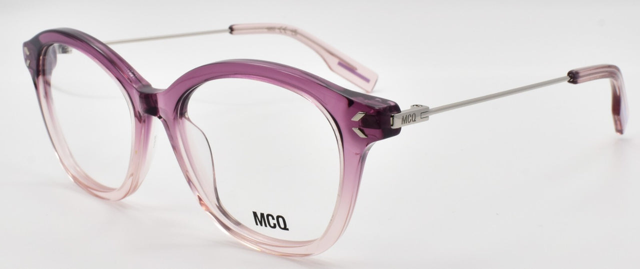 McQ Alexander McQueen MQ0391O 003 Women's Eyeglasses 51-17-135 Pink / Silver