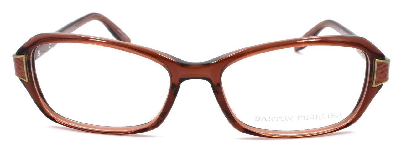 Barton Perreira Devereaux SBR/RUS Women's Glasses Frames 53-17-135 Sienna Brown
