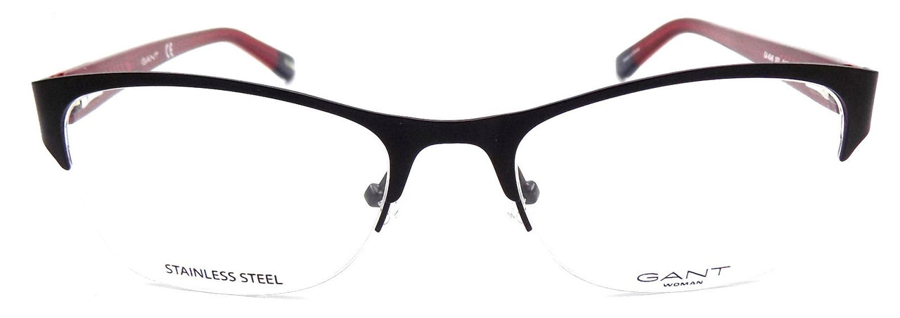GANT GA4048 002 Women's Eyeglasses Frames Half Rim 51-18-135 Matte Black
