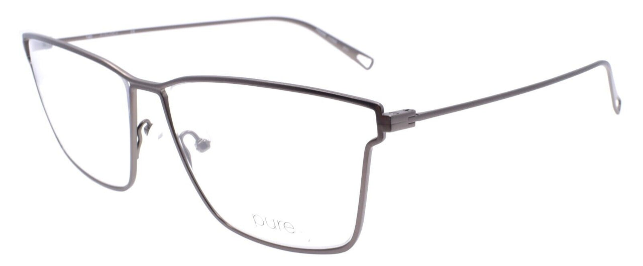 Marchon Airlock 4000 033 Men's Eyeglasses Frames Titanium 58-17-140 Gunmetal