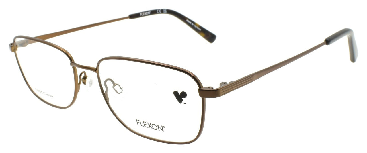 Flexon H6068 N 202 Men's Eyeglasses Titanium 53-17-145 Matte Coffee Brown