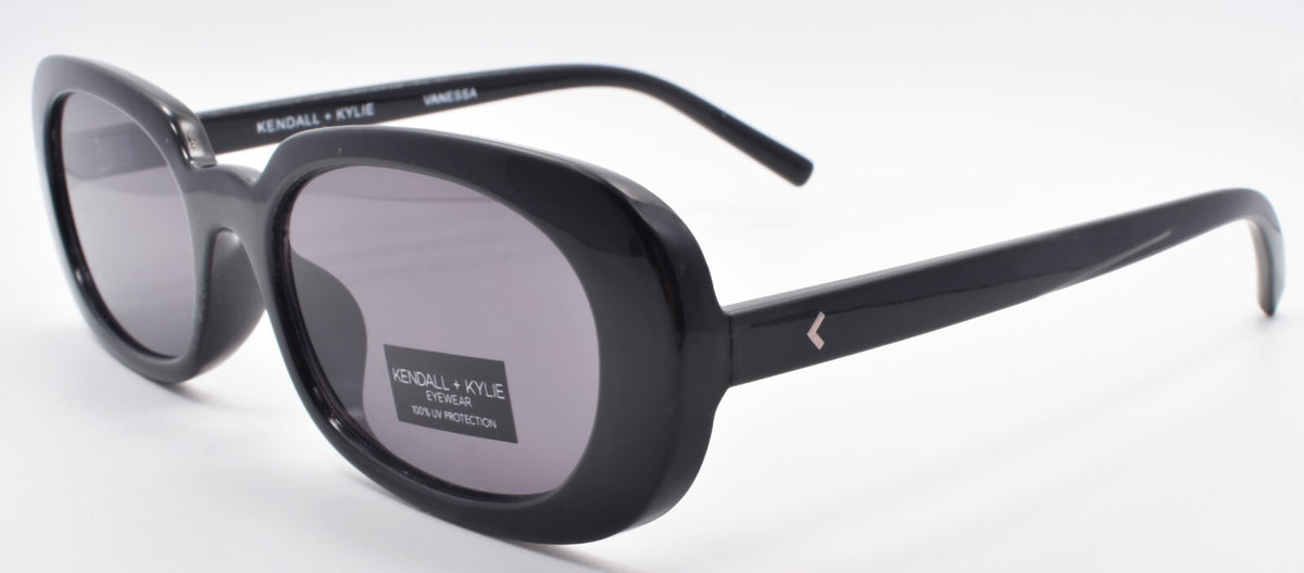Kendall + Kylie Vanessa KK5153 001 Women's Sunglasses Oval Black / Gray