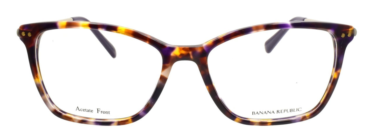 Banana Republic BR228 DEX Women's Glasses Frames 52-16-135 Brown Violet Havana1