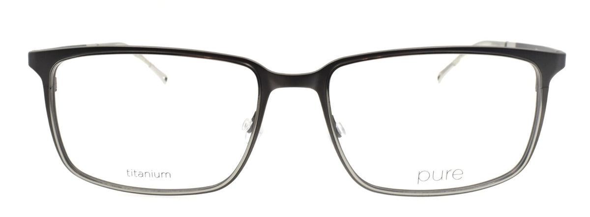 Airlock Pure P-4011 071 Men's Glasses Frames Titanium 56-17-145 Matte Gunmetal