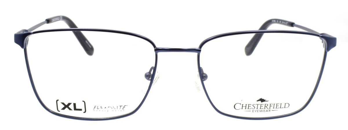 Chesterfield CH95 XL FLL Men's Glasses Frames 57-18-150 Memory Metal Matte Blue