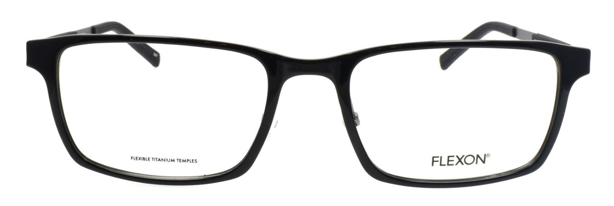 Flexon EP8008 001 Men's Eyeglasses Black 55-19-145 Titanium Arms