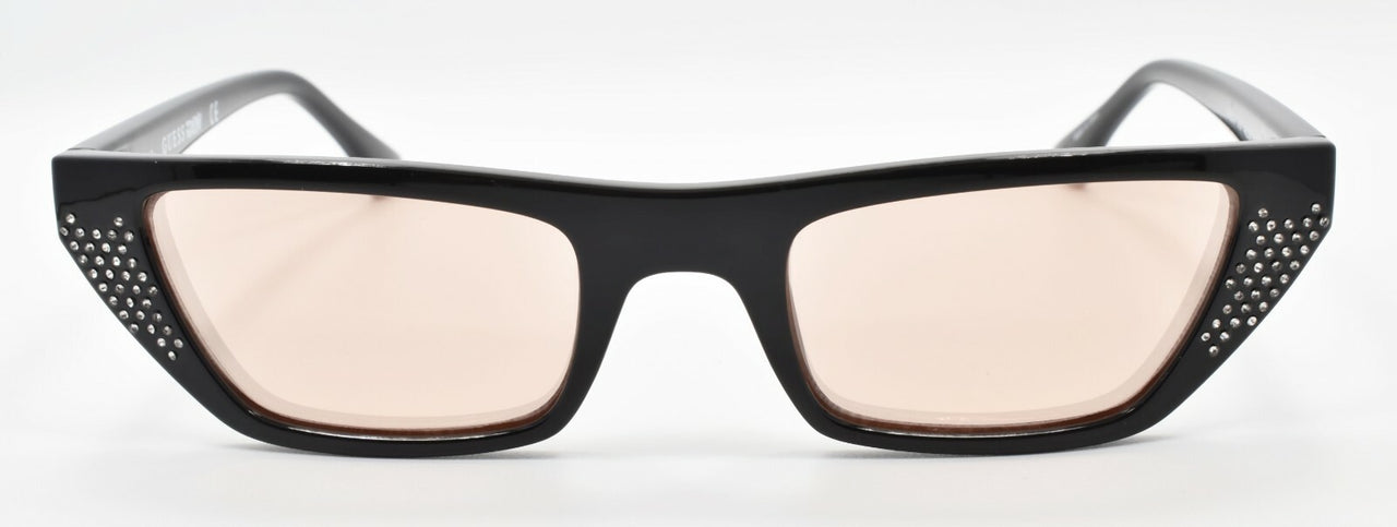 GUESS x J Balvin GU8214 01U Women's Sunglasses Cat Eye Black / Mirror Bordeaux