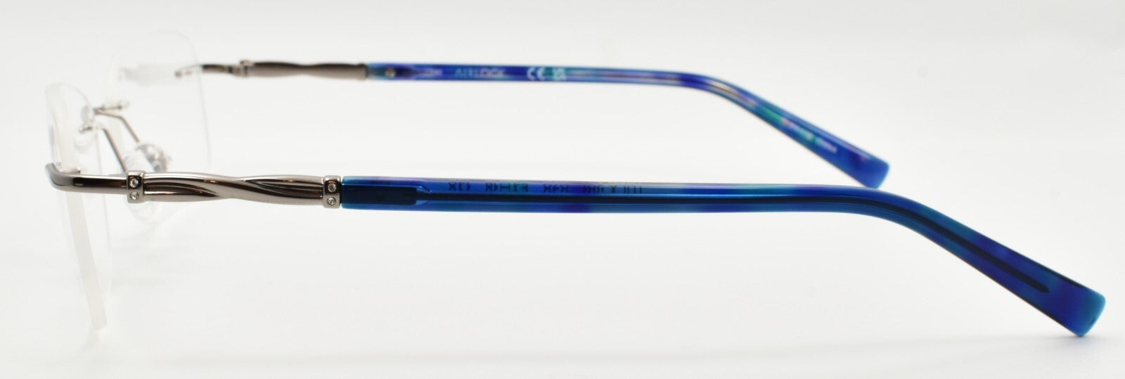 Airlock Tula 201 070 Women's Eyeglasses Frames Rimless 54-18-140 Light Gunmetal2