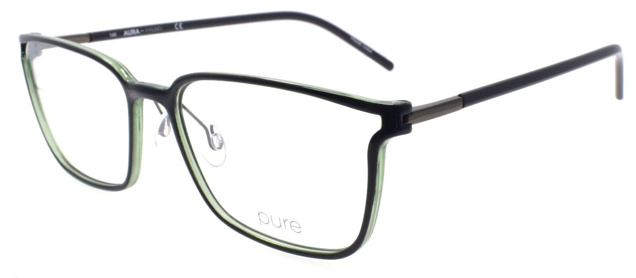 Marchon Airlock 2002 035 Men's Eyeglasses Frames 55-17-145 Grey / Green