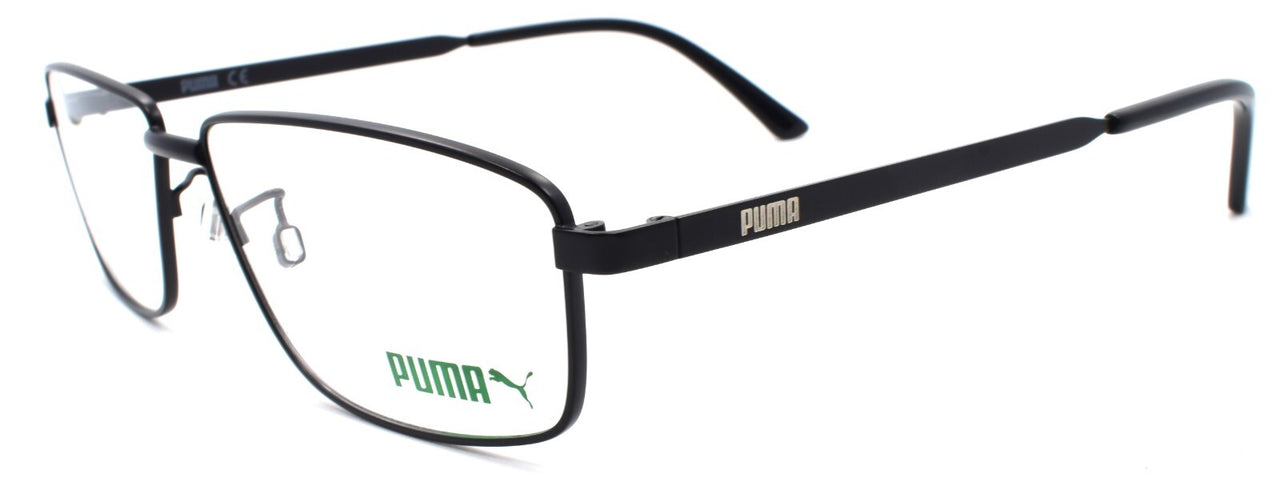 PUMA PE0115O 001 Men's Eyeglasses Frames 57-14-150 Black