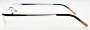 Airlock Refine 203 424 Men's Eyeglasses Frames Rimless 55-18-145 Navy2