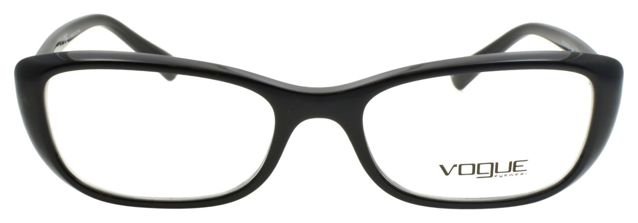 Vogue VO 5191-B W44 Women's Eyeglasses Frames 50-17-135 Shiny Black / Crystals1