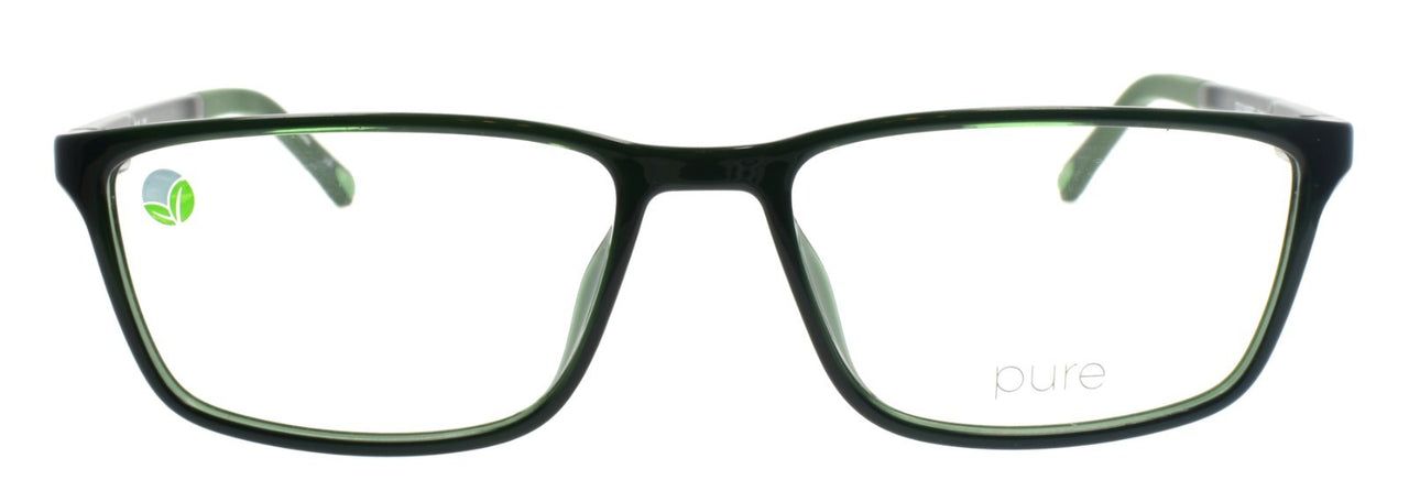 Airlock P-2013 334 Pure Men's Eyeglasses Frames 56-17-145 Crystal Green