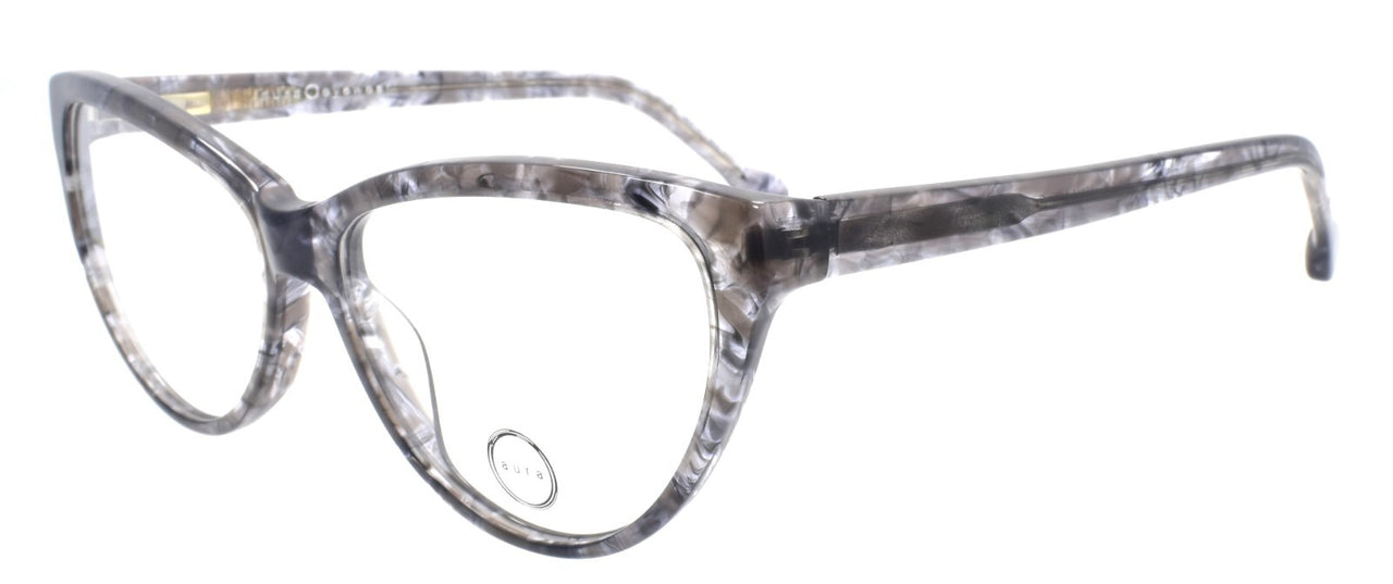 Aura  Talullah Women's Eyeglasses Frames Cat Eye Acetate 56-15-140 Gray Havana