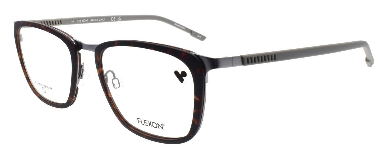Flexon E1139 244 L Men's Eyeglasses Matte Tortoise 54-19-145 Flexible Titanium