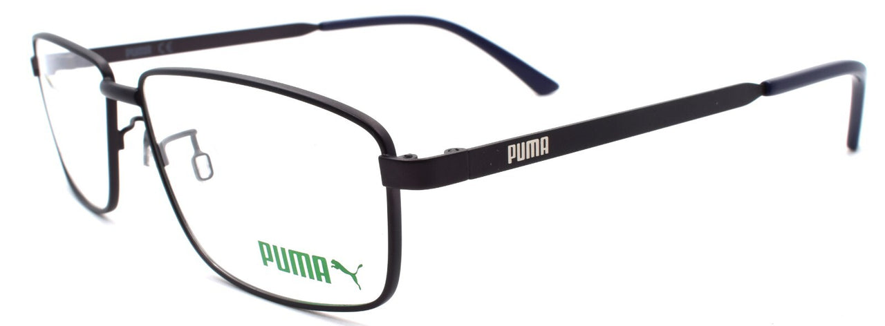 PUMA PE0115O 003 Men's Eyeglasses Frames 57-14-150 Dark Ruthenium