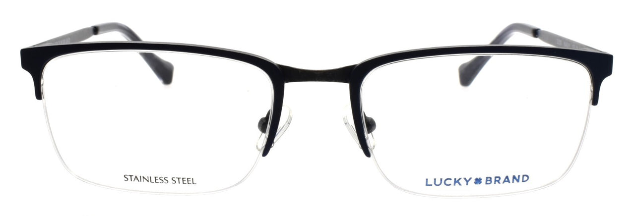 LUCKY BRAND D309 Men's Eyeglasses Frames Half-rim 53-19-140 Navy