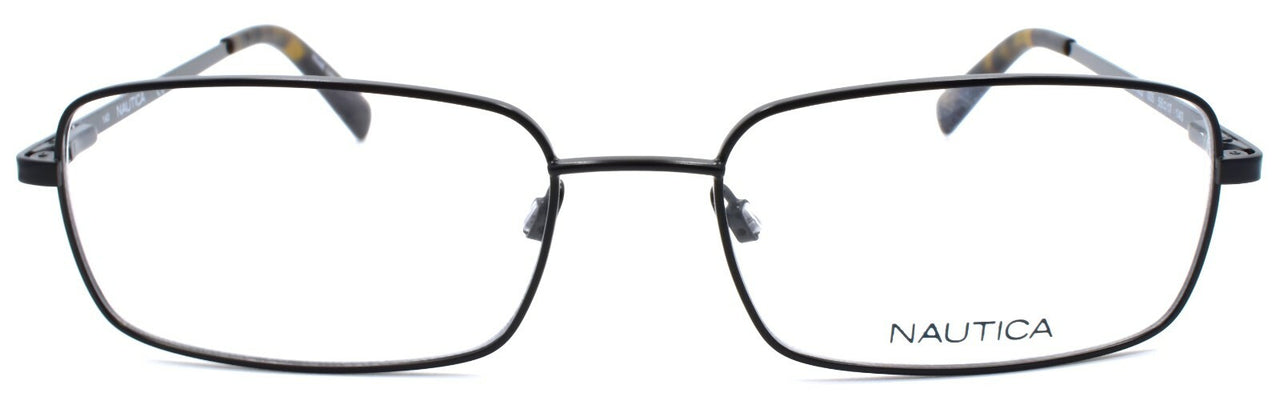 Nautica N7302 005 Men's Eyeglasses Frames 55-18-140 Satin Black