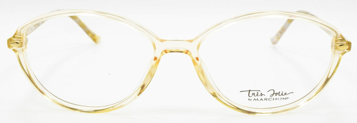 Marchon Tres Jolie 183 210 Women's Eyeglasses Frames 55-16-135 Light Brown