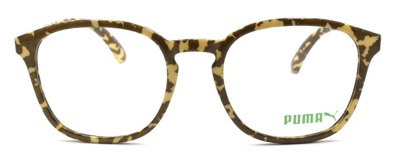 PUMA PU0080O 003 Men's Eyeglasses Frames 49-19-145 Brown / Beige