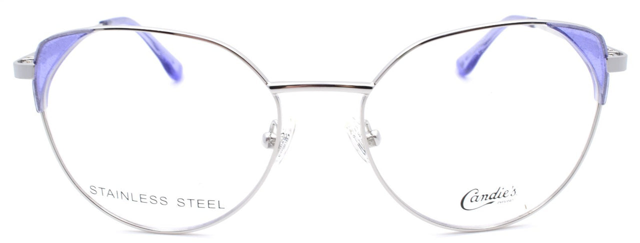 Candie's CA0181 010 Women's Eyeglasses Frames 52-17-140 Shiny Light Nickeltin