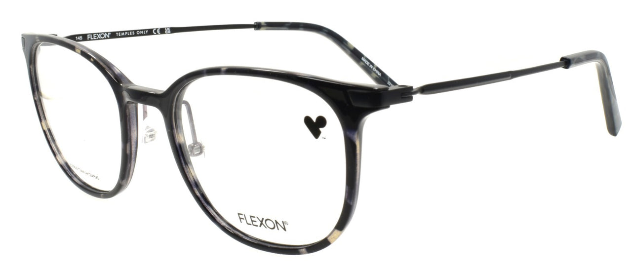 Flexon EP8002 060 Eyeglasses Frames Grey Tortoise 52-20-145 Titanium Temples