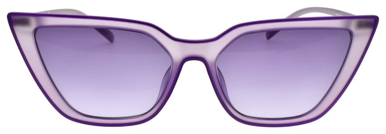 GUESS GU3062 81Z Women's Sunglasses Cat Eye Matte Purple / Purple Gradient