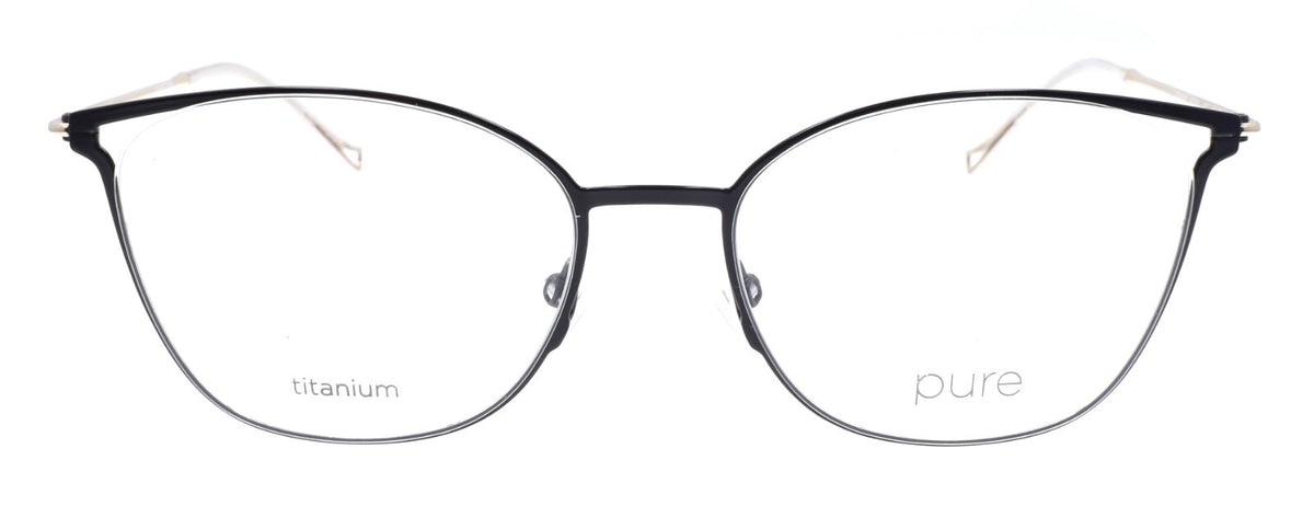 Airlock Pure P-5004 001 Women's Glasses Frames Titanium 51-17-140 Black