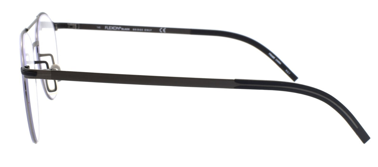 Flexon B2003 033 Men's Glasses Aviator 52-20-145 Gunmetal Flexible Titanium