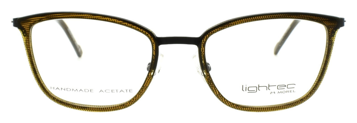 LIGHTEC 30055L MN04 Morel Women's Eyeglasses Frames 51-19-140 Bronze Black