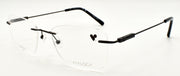 Airlock Crop 200 072 Men's Eyeglasses Frames Rimless 54-18-145 Satin Gunmetal0