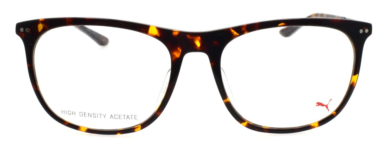 PUMA PU0095O 002 Unisex Eyeglasses Frames 54-18-140 Havana / Ruthenium