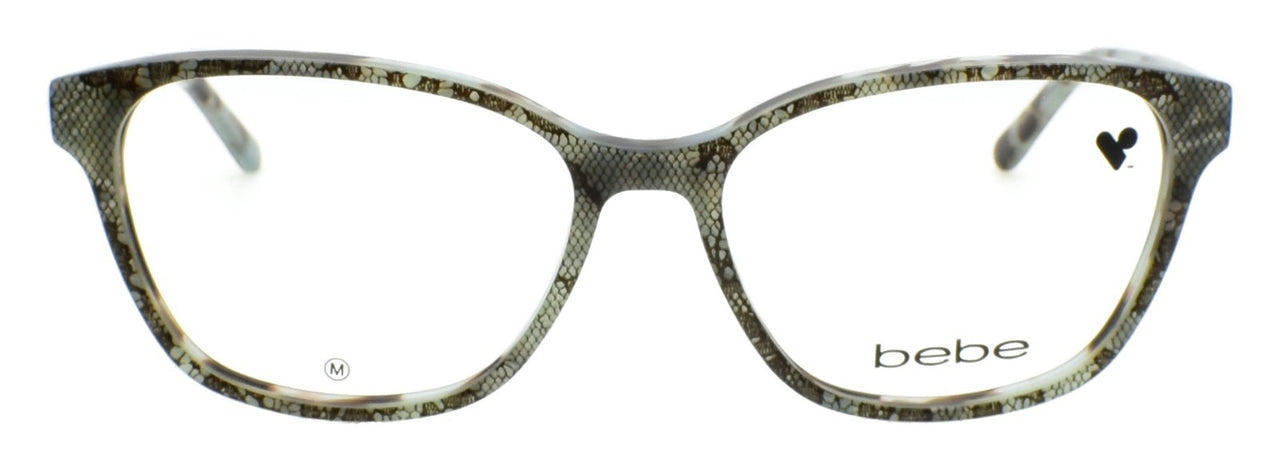 Bebe BB5220 400 Women's Eyeglasses Frames Acetate 55-16-140 Teal Lace