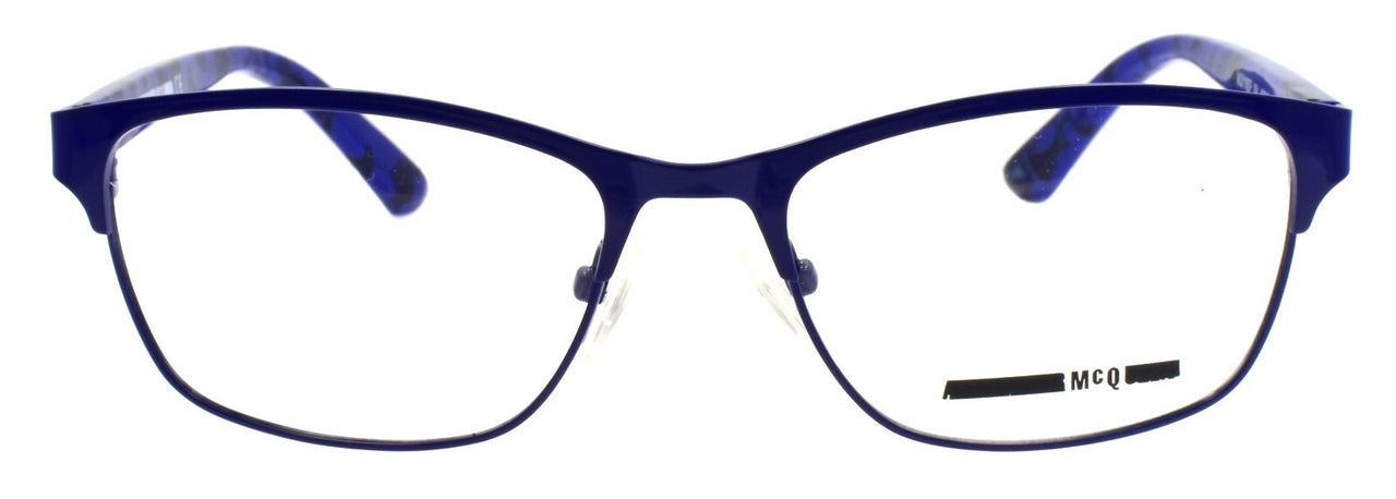 McQ Alexander McQueen MQ0118OP 004 Women's Glasses Frames Petite 49-16-135 Blue