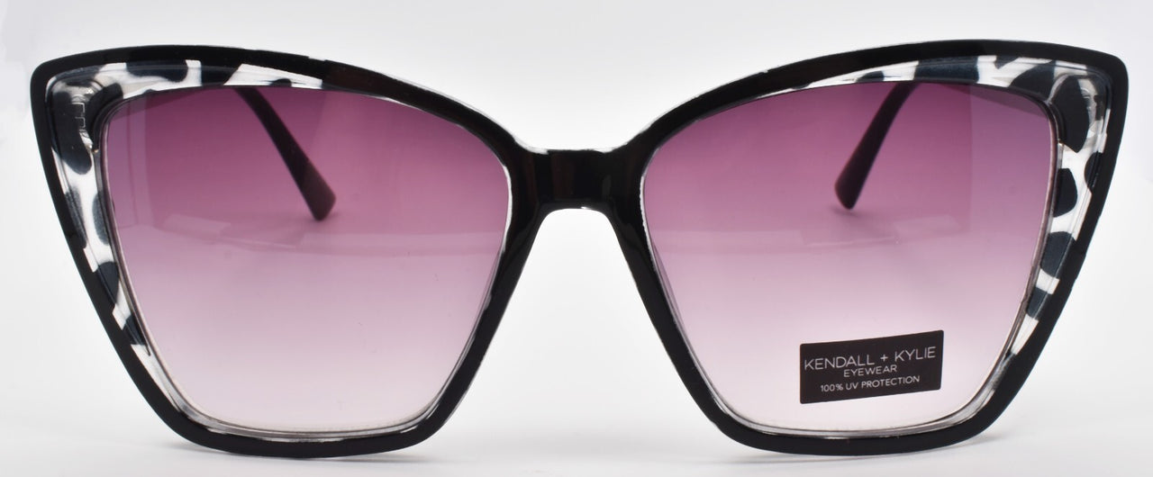 Kendall + Kylie Charlotte KK5126 961 Women's Sunglasses Cateye Marble / Brown