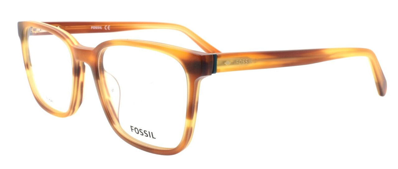 Fossil FOS 7115 BAS Men's Eyeglasses Frames 52-18-145 Matte Striped Honey