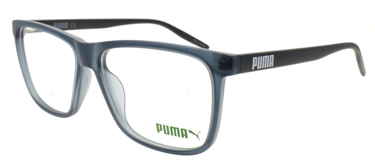 PUMA PE0136OL 002 Men's Eyeglasses Frames 56-14-145 Gray / Black