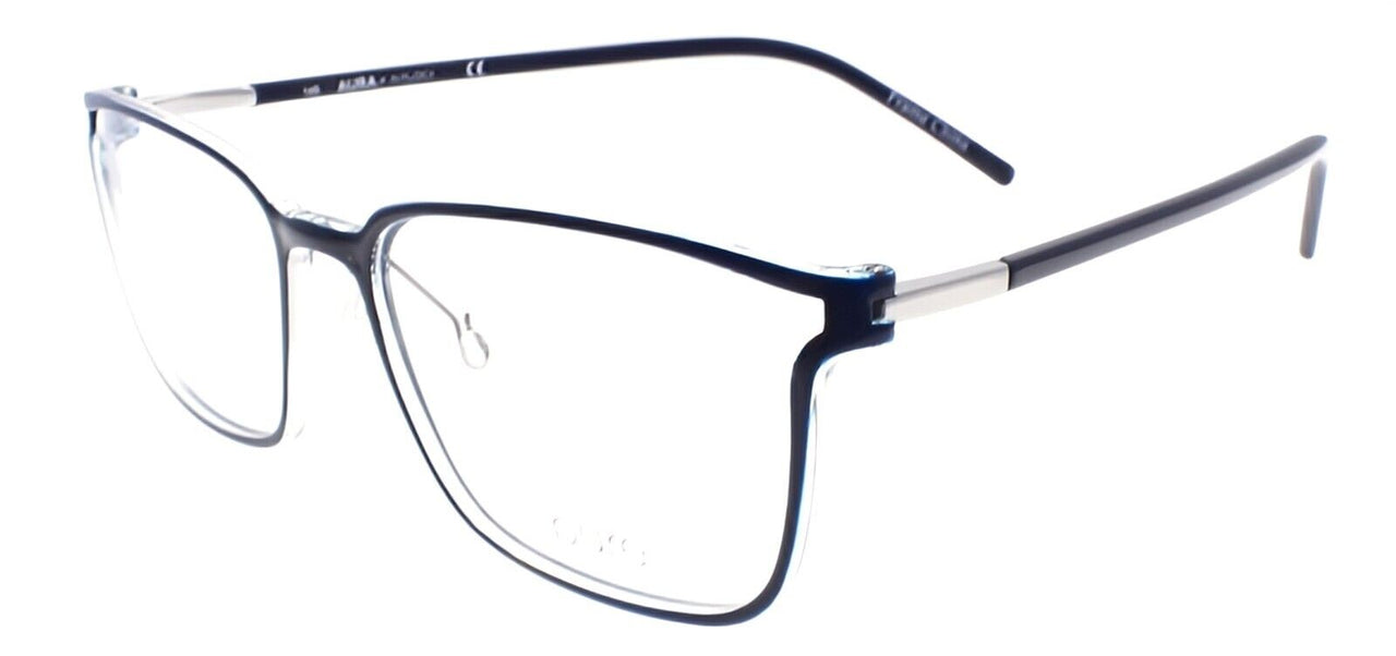 Marchon Airlock 2002 412 Men's Eyeglasses Frames 55-17-145 Navy Blue