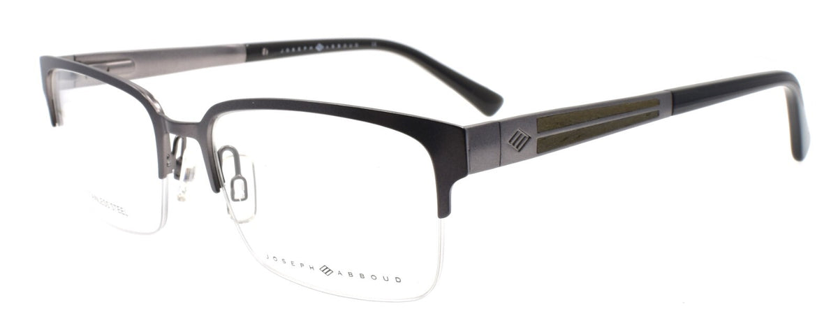 Joseph Abboud JA4080 015 Men's Eyeglasses Frames Half-rim 53-18-140 Gunmetal