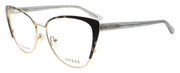 GUESS GU50121 020 Women's Glasses Frames Cat Eye 55-16-145 Gray / Gold Pattern0