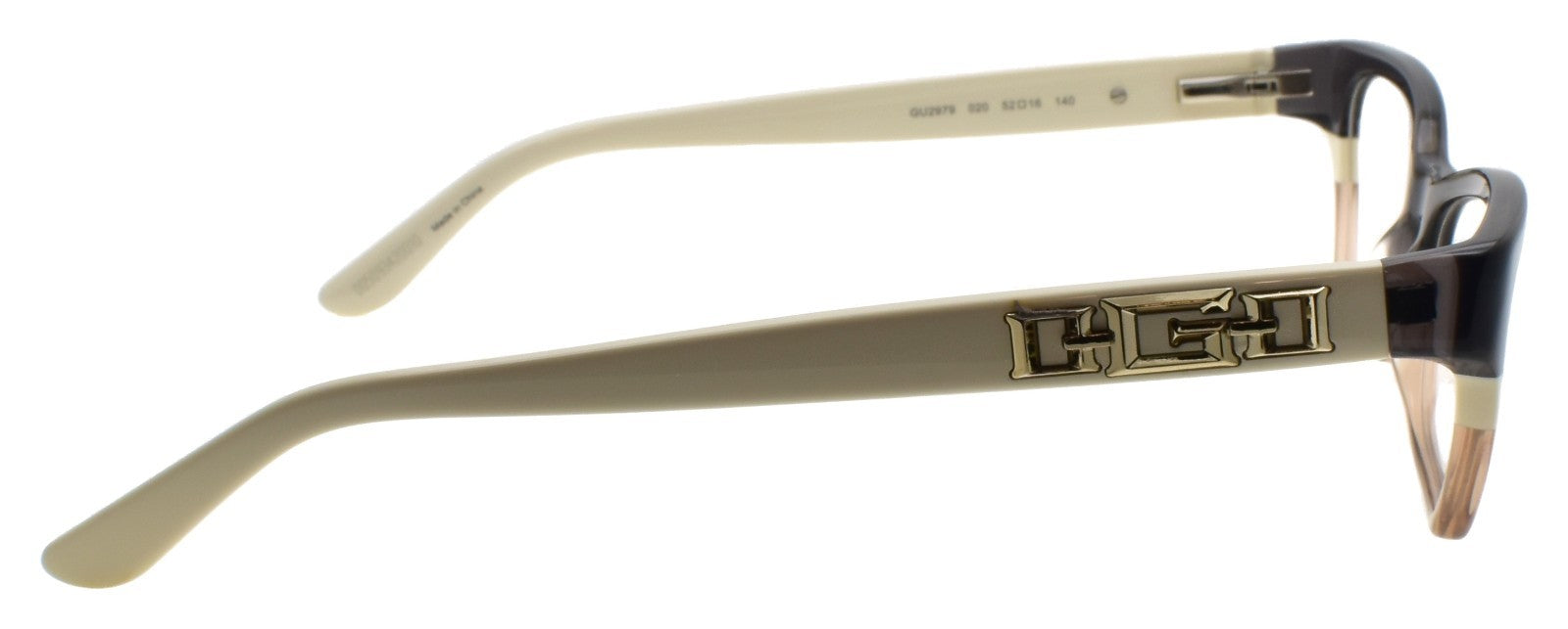 GUESS GU2979 020 Women's Eyeglasses Frames Cat Eye 52-16-140 Gray / Ivory4