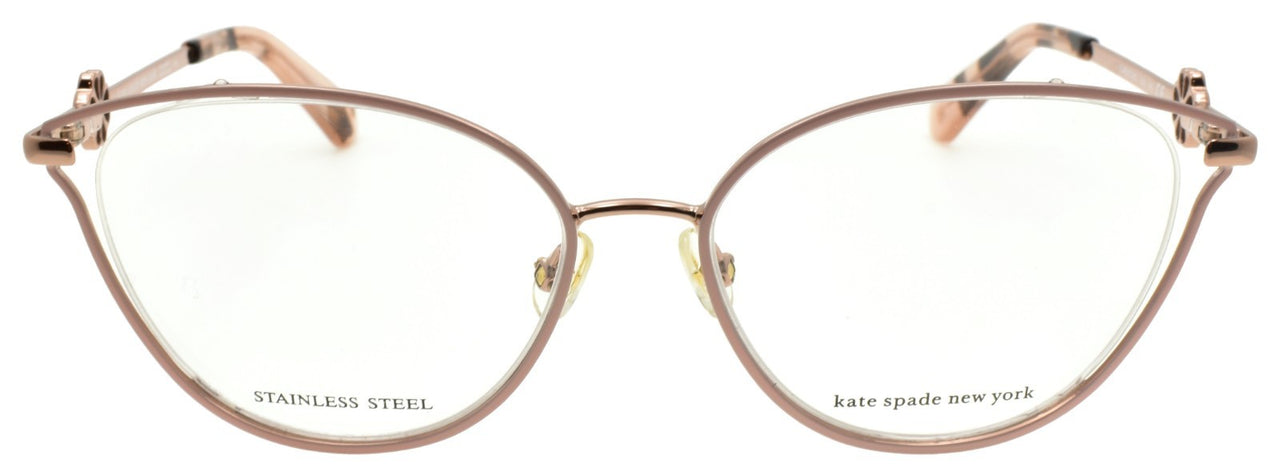 Kate Spade Scarletta /G AU2 Women's Eyeglasses Frames Cat Eye 53-16-140 Red Gold