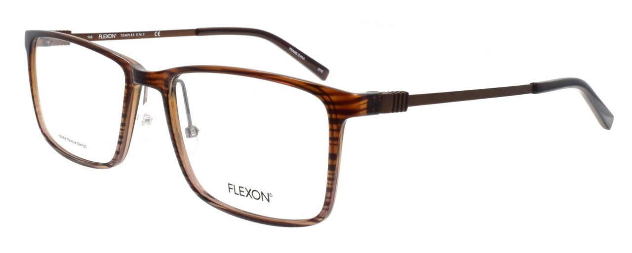 Flexon EP8009 215 Men's Glasses Brown Grey Gradient 56-18-145 Titanium Arms
