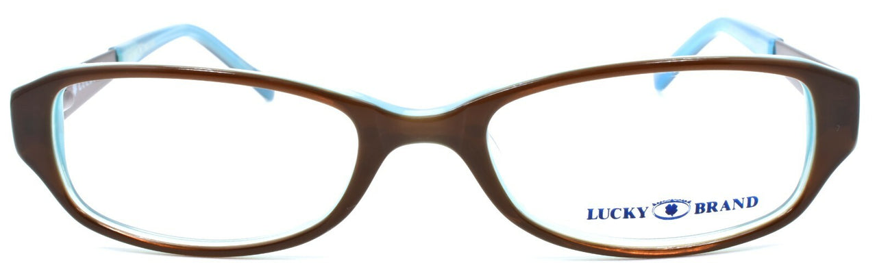 LUCKY BRAND Jade Kids Girls Eyeglasses Frames 46-16-125 Brown / Blue